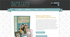 Desktop Screenshot of marryingmrdarcy.com